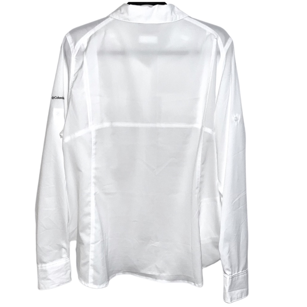 Columbia Silver Ridge Lite Long-Sleeve white Shirt Women’s size XL - Picture 4 of 12